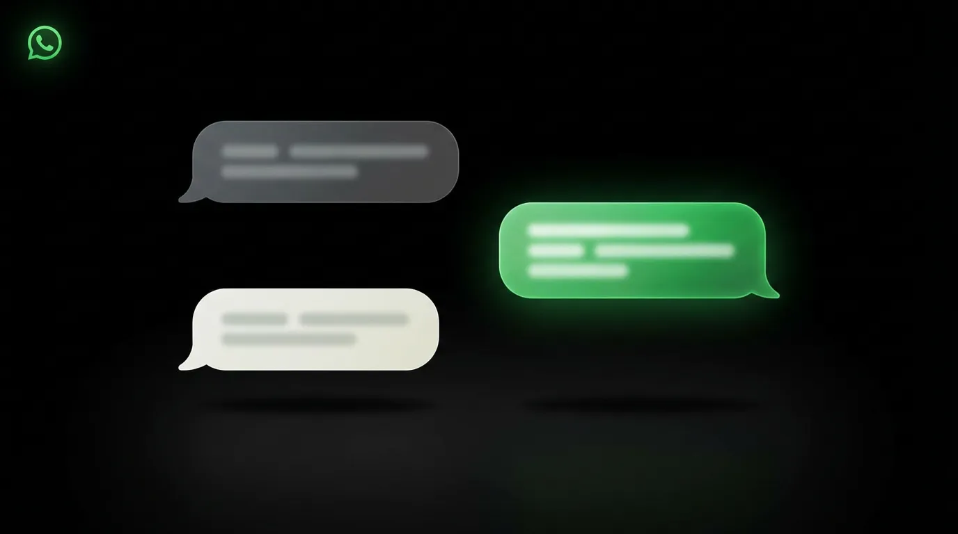 WhatsApp chat interface